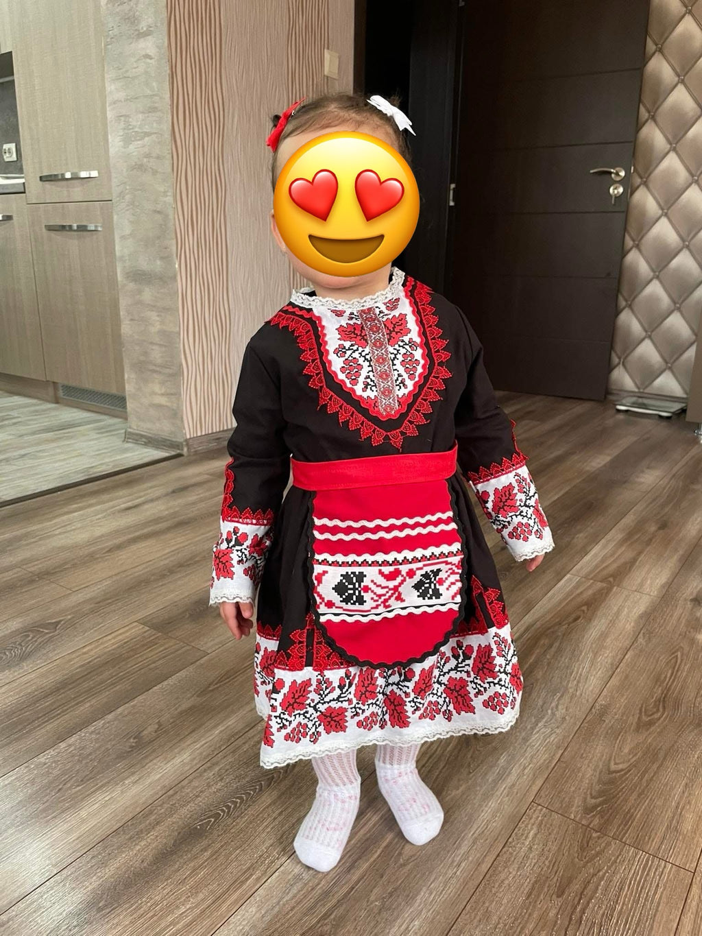 Детска народна рокля ''Цветя от Балкана“